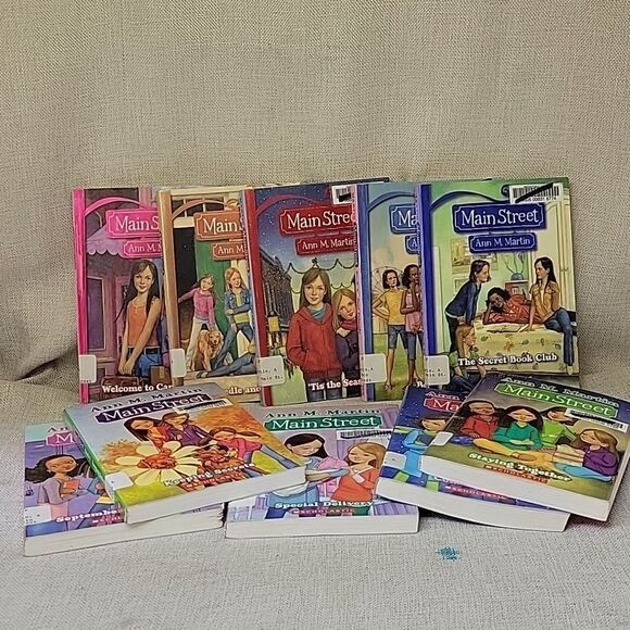 Complete Set 1-10 MAIN STREET Ann M. Martin Scholastic - Picture 1 of 7
